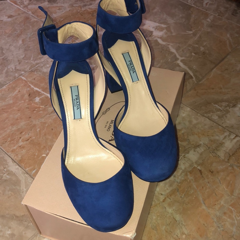 Stunning Blue Prada Heels